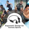 AUOSHI IP68 Waterproof Open Ear Bone Conduction Headphones, Wireless Bluetooth 5.3 Headset with Built-in 32GB Music Player, Underwater Sports Headphones for Swimming,Running,Cycling Workout Gym,Black - Image 6
