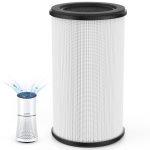 AUOSHI B-D03 Air Purifier Replacement Filter,True 3-in-1 High-Efficiency Activated Carbon Filter ,1 Pack, White