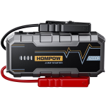 HOMPOW 5000A Jump Starter, 12V Portable Battery Booster Pack & Power Bank, Car Battery Jump Starter and Jump Box for Up to 7.0L Gas and 5.0L Diesel Engines